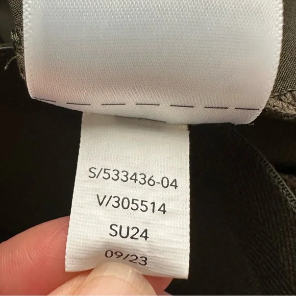 Athleta Brooklyn Heights High Rise Wide Leg Pants Women's 20 Olive Army Green - Picture 7 of 9